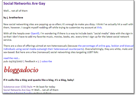 screenshot of thebrotherlove.com without CSS